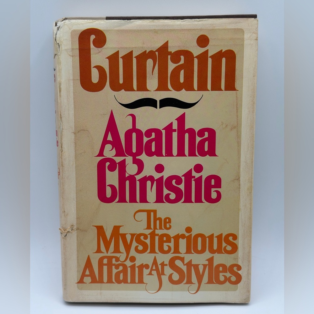 Curtain/The Mysterious Affair at Styles by Agatha Christie (1975, Hardcover)